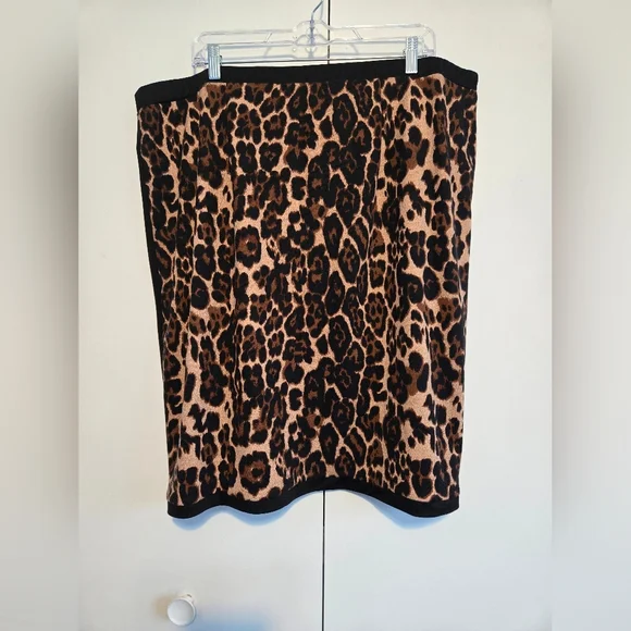 Ashley Stewart‎ Leopard Print Skirt - Picture 3 of 5